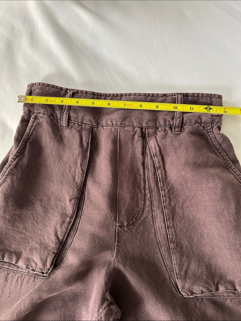 Wide Leg Utility Pants in Cocoa Brown - Picture 5 of 10